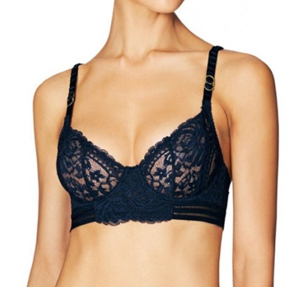 Stella McCartney Isabella Underwire Bra Dark Ink